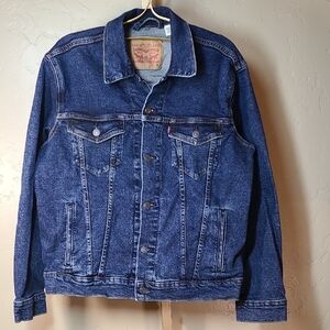 Levi's Men's Dark Blue Denim Jean Jacket